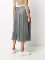 Thumbnail for your product : Fabiana Filippi Pleated Tulle Skirt
