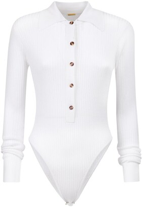 Dodo Bar Or Ribbed Cut-Out Detail Bodysuit