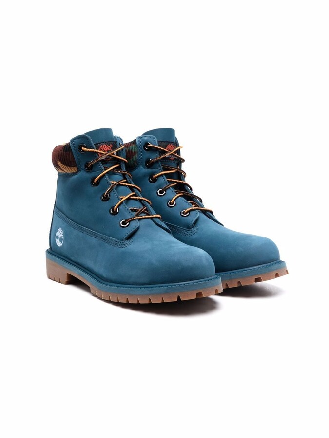 all blue timbs