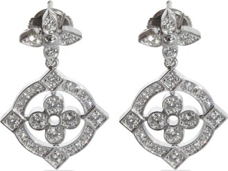 Louis Vuitton Pre-owned 18kt White Gold dentelle Diamond Pendant Necklace - Silver