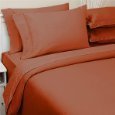 Thumbnail for your product : 1200 Thread Count FULL (DOUBLE) Size 4pc Egyptian Bed Sheet Set, Deep Pocket, PUMPKIN