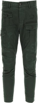 mens distressed cargo pants