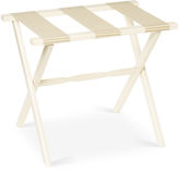 Thumbnail for your product : One Kings Lane Ticking Stripe Luggage Rack, Green/Ivory