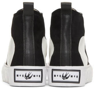 McQ Black Plimsoll Platform Sneakers