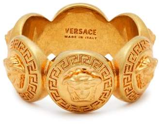 Versace Medusa Crest Ring - Womens - Gold