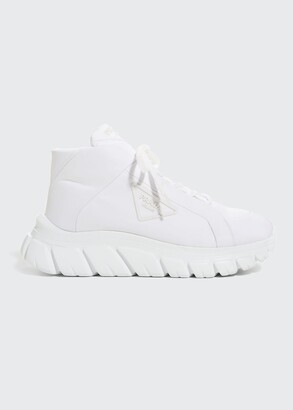 prada mid top sneakers