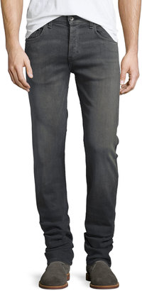 Rag & Bone Fit 3 Straight-Leg Denim Jeans, Silver