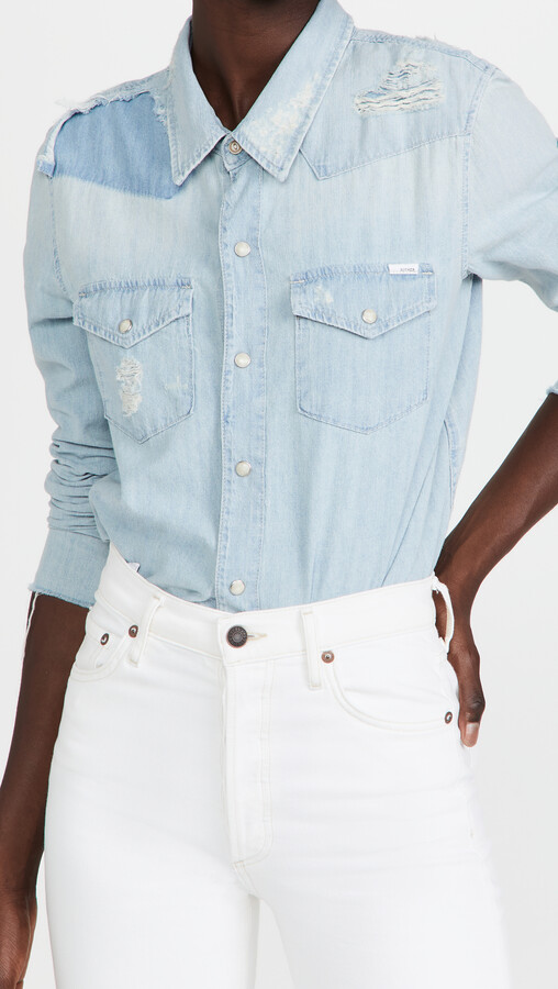 Light Wash Denim Shirt | Shop the world's largest collection of 