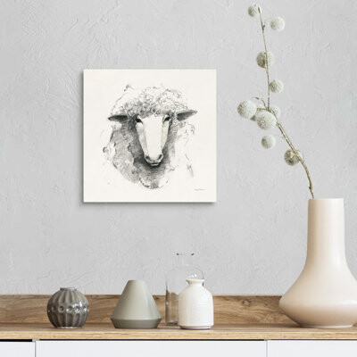 Gracie Oaks Life At Home VIII Vintage Cream Canvas Wall Art