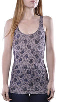Thumbnail for your product : Free People Sleevless True Fit To Size Victorian Tank Top Taupe Purple Brown