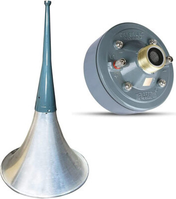 5 Core PA Horn Speaker 600W PMPO Compression Driver in 22 Inch Trumpet Throat Loud Audio System