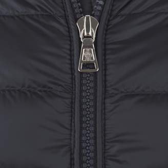 Moncler MonclerBoys Navy Down Padded & Knitted Zip Up Top