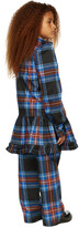 Thumbnail for your product : Charles Jeffrey Loverboy SSENSE Exclusive Kids Black Tartan Dress