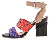 Thumbnail for your product : Schutz Fidji Woven Band Sandals