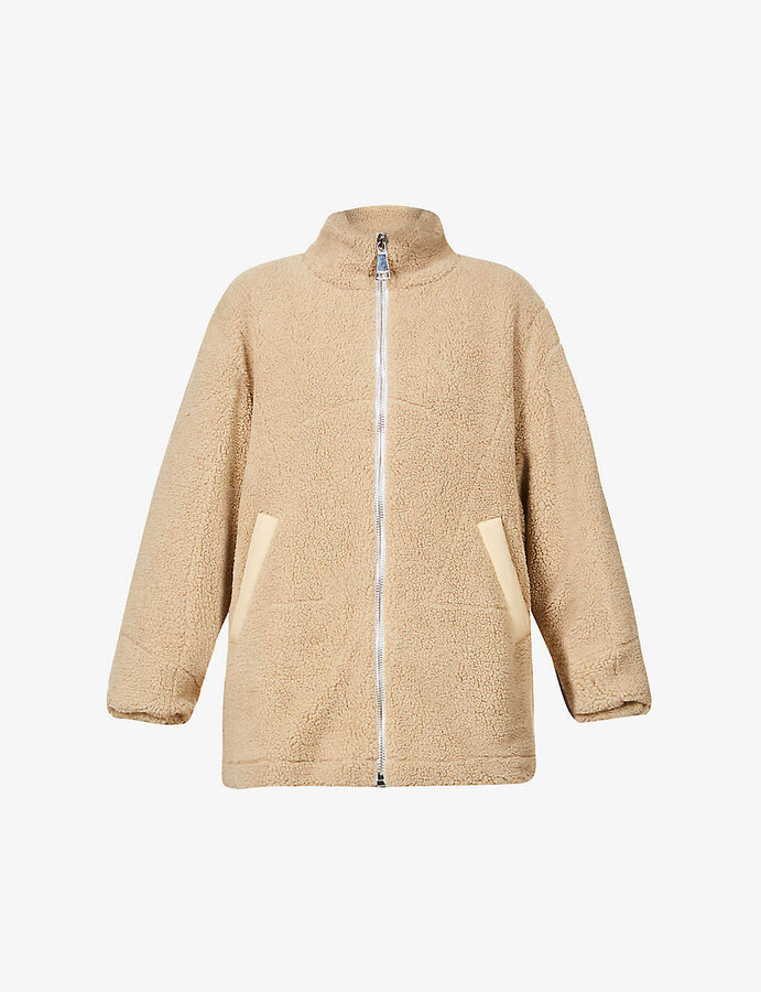 knee length fleece jacket