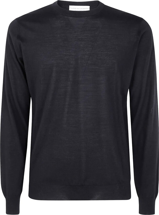 Filippo De Laurentiis Crew-Neck Long-Sleeve Sweater