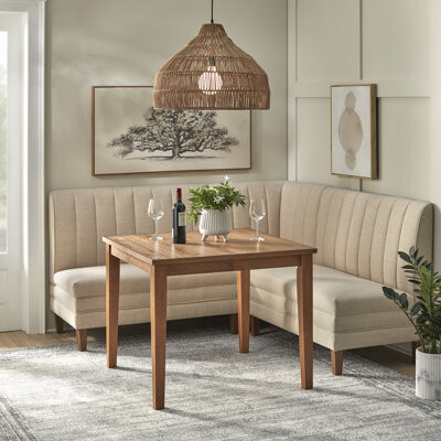 Lebron Banquette Dining Set