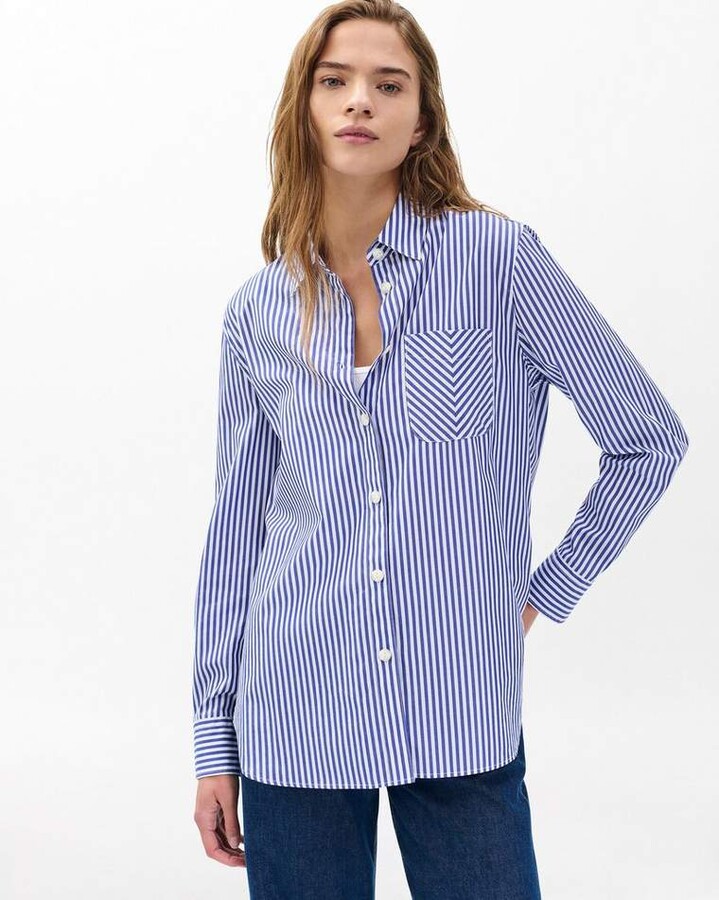 Rag & Bone Maxine Poplin Stripe Shirt