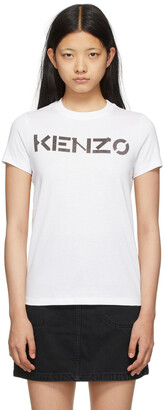 Kenzo White Logo T-Shirt