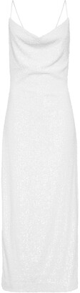 Louis Vuitton Metallic Monogram Tweed Skater Dress with V Signature Belt  1A8MVH