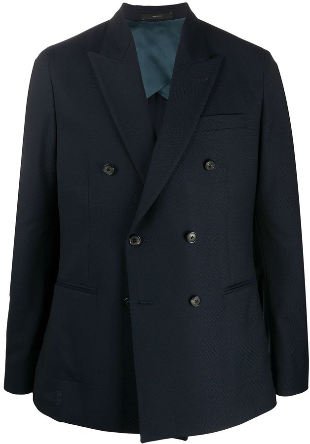 paul smith double breasted coat
