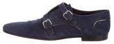 Thumbnail for your product : Louis Vuitton Suede Double Monk Strap Shoes