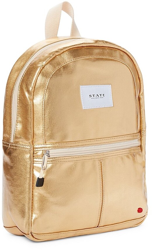state gold backpack