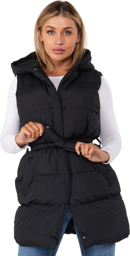 SS7 Womens Quilted Gilet Bodywarmer Sleeveless Jacket in Plus Sizes