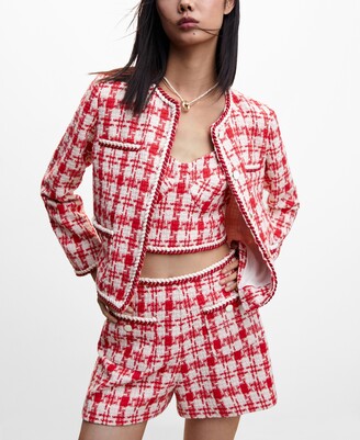 MANGO Women's Pocket Tweed Jacket - ShopStyle