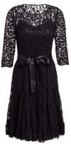 Thumbnail for your product : Teri Jon by Rickie Freeman Lace Pintuck Dress
