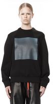 Thumbnail for your product : Alexander Wang Oversized Sweatshirt With Heat Sensitive Square Print