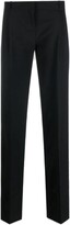 Logo Patch Mid-Rise Tailored Trousers 