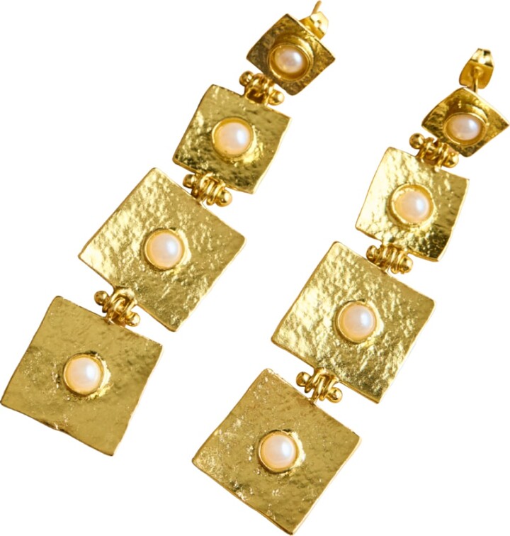 Rōz White Zareya Earrings