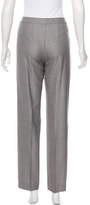 Thumbnail for your product : St. John Wool & Silk-Blend Mid-Rise Pants