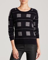 Thumbnail for your product : Joie Sweater - Lette Plaid Brushed Wool Cashmere