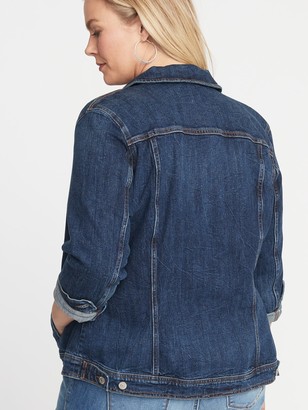 old navy plus size jean jacket