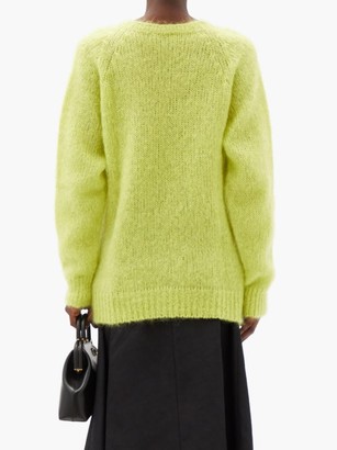 Erdem Bartley Mohair-blend Sweater - Yellow