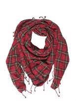 Thumbnail for your product : Diesel Checked Cotton Gauze Square Scarf