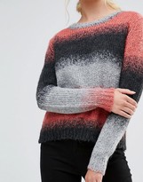 Thumbnail for your product : Pieces Pennie Stripe Wool Knit Sweater