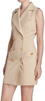 Thumbnail for your product : Balmain Double-Breasted Monogram Dress