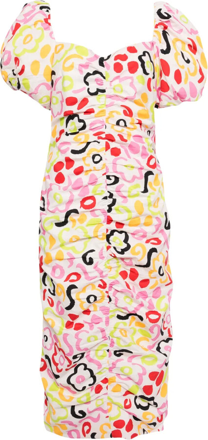 Rhode Resort Tessa ruched cotton dress