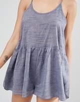 Thumbnail for your product : d.RA Calvin Floaty Chambray Romper