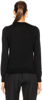 Thumbnail for your product : Comme des Garcons PLAY Small Emblem V Neck Sweater
