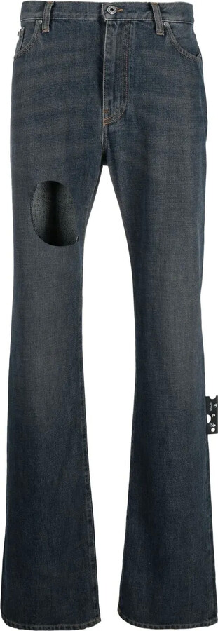Off-White Hands-Off distressed jeans