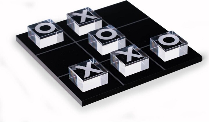 Bey-Berk Acrylic Tic Tac Toe Set 8" x 8"