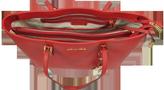 Thumbnail for your product : Michael Kors Jet Set Travel Medium Bright Red Saffiano Leather Top-Zip Tote