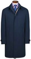 Thumbnail for your product : Charles Tyrwhitt Slim fit blue raincoat