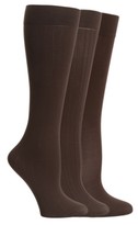 Thumbnail for your product : Nine West Textured Trouser Women's Crew Socks - 3 Pack