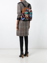 Thumbnail for your product : Fendi Geometric Shearling Backpack
