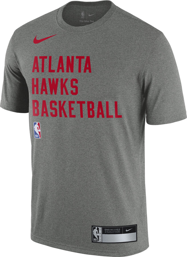Atlanta Hawks Nike Men's NBA Long-Sleeve T-Shirt in Black, Size: Small | DZ0333-010